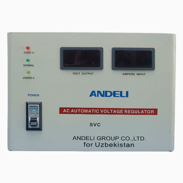 Стабилизатор напряжения Andeli ASV-D5000VA 110-250V Горизонтальный