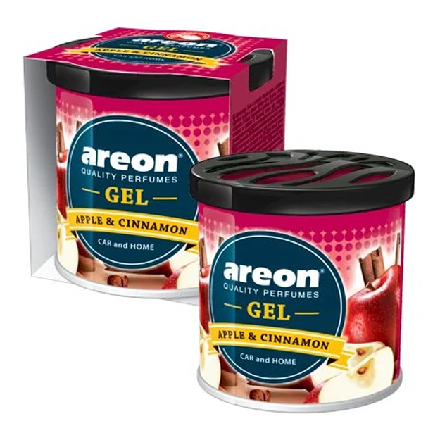 Avtomobil uchun Havotozalagich Areon gel  can Apple Cinnamon