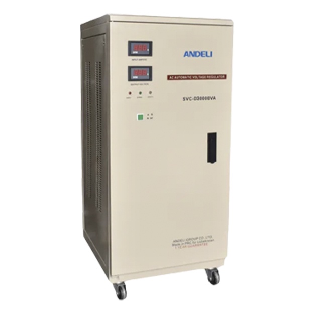 Kuchlanish stabilizatori  Andeli ASV-D30000VA 80-250V Vertical