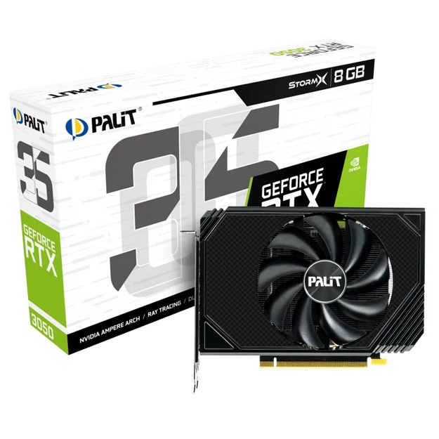 Видеокарта Palit GeForce RTX 3050 StormX 8GB GDDR6