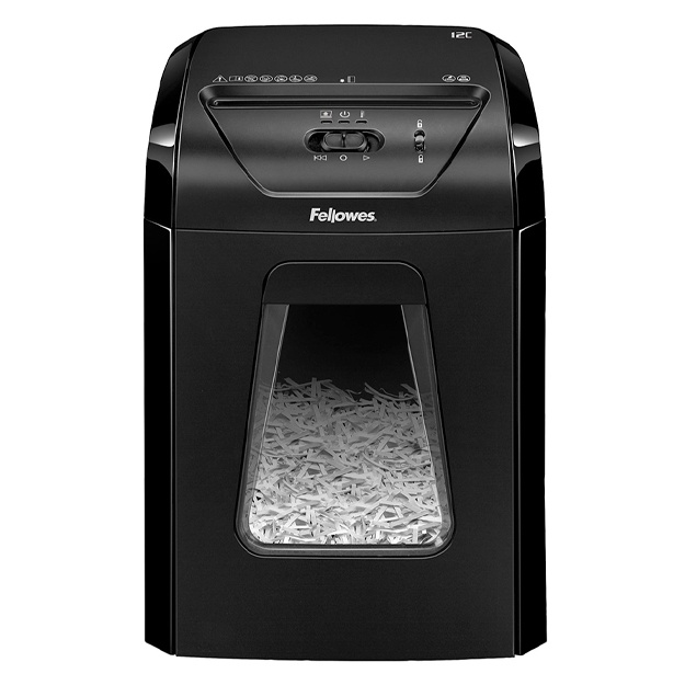 Shredder Fellowes® Powershred® 12C, DIN P-4, 4x40 mm, 12 varaq, 18 litr.
