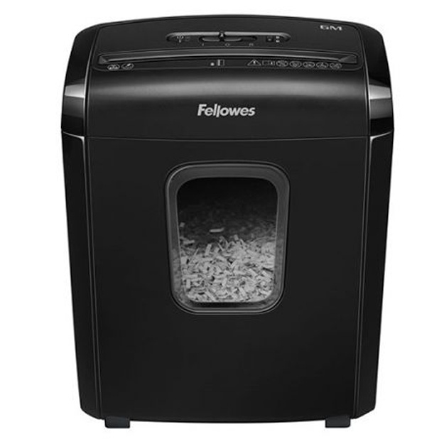 Shredder Fellowes Powershred 6M, DIN P-4, 4x12mm, 6 varaq, 13 litr