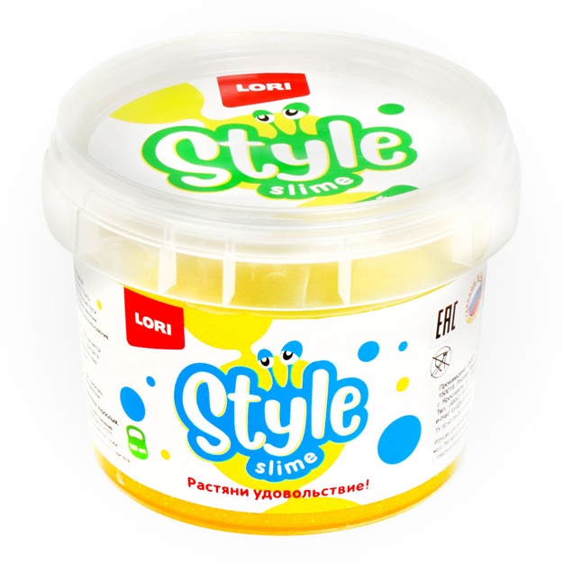 Style Slime porloq sariq, banan aromatli, 120ml.
