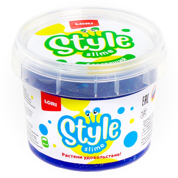 Style Slime porloq Moviy, tutti-frutti aromatli, 120ml.