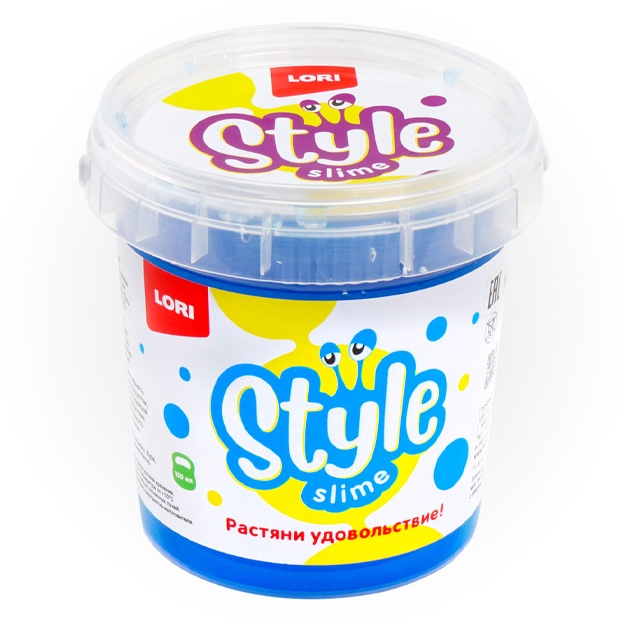 Style Slime классический Лазурный с ароматом тутти-фрутти