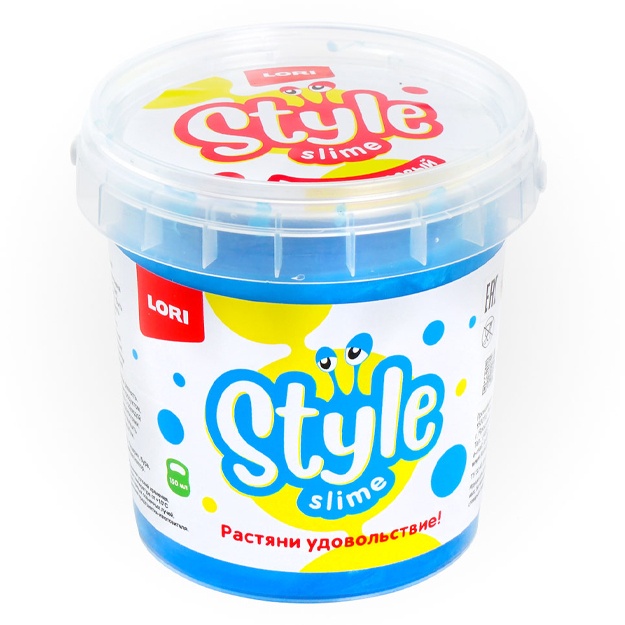 Slime marvaridli uslubi Tutti frutti aromatli ko‘k
