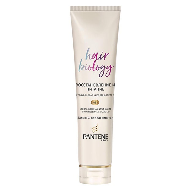 Soch uchun balzam konditsioneri Pantene Pro-V "Qayta tiklash va oziqlantirish" (Rossiya), 160 ml
