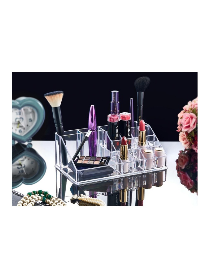 Акриловый органайзер для макияжа с 17 ячейками Kitchen Life MCH03249
