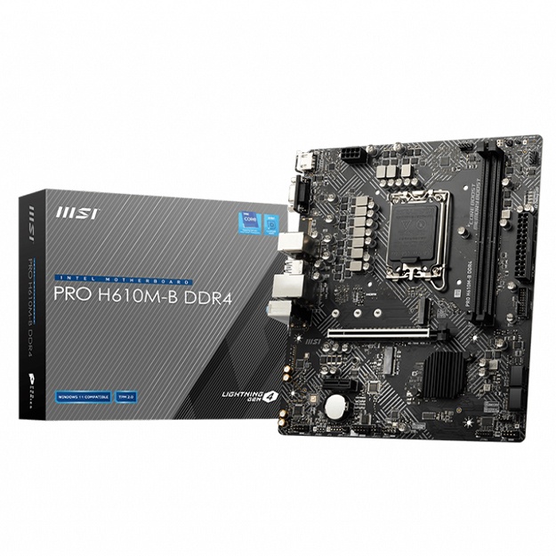 Kompyuter platasi MSI PRO H610M-B DDR4