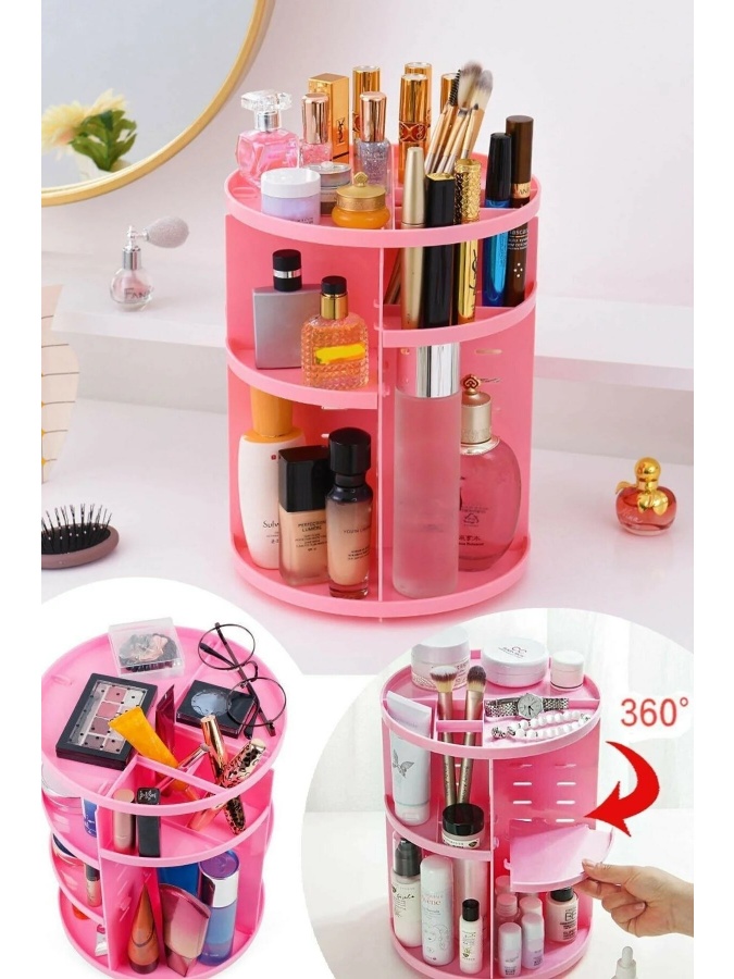Kitchen Life 360 aylanadigan bo‘yanish organayzeri - Pushti MCh07938