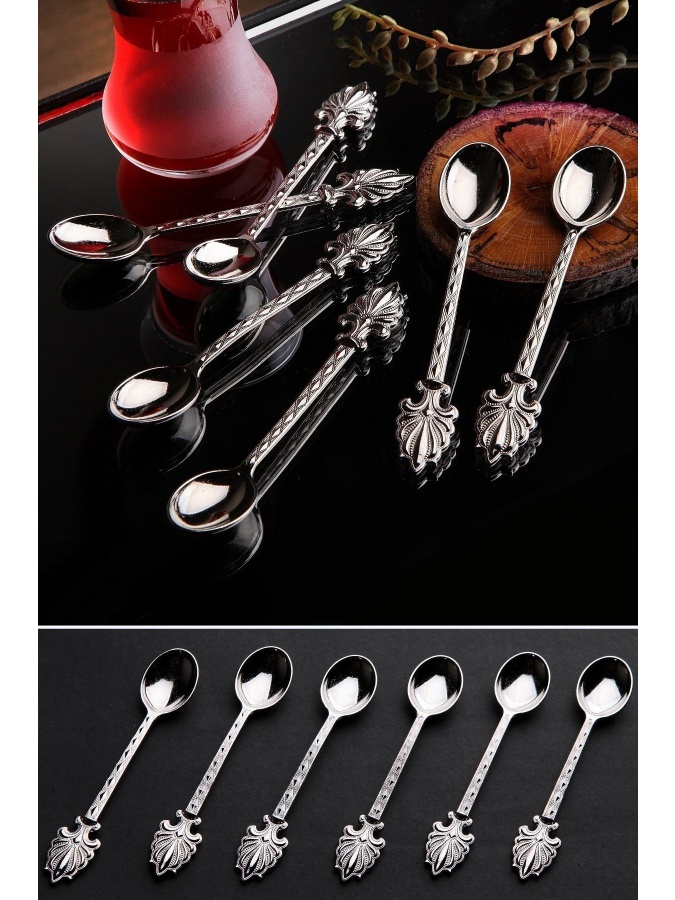 Ложка с особым серебряным узором 6 шт. Kitchen Life MCH04767