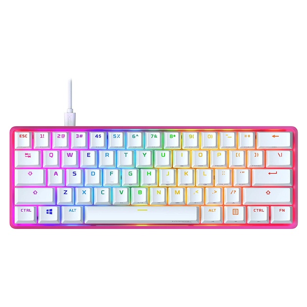 Механическая игровая клавиатура HyperX Alloy Origins 60 Pink, HyperX Red (572Y6AA#ACB)