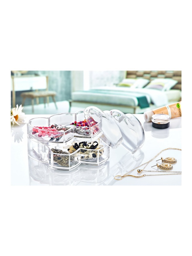 Yurak shaklidagi akril zargarlik qutisi Kitchen Life MCh03255