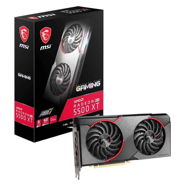 Videokarta MSI Radeon RX 5500 XT Gaming 8GB
