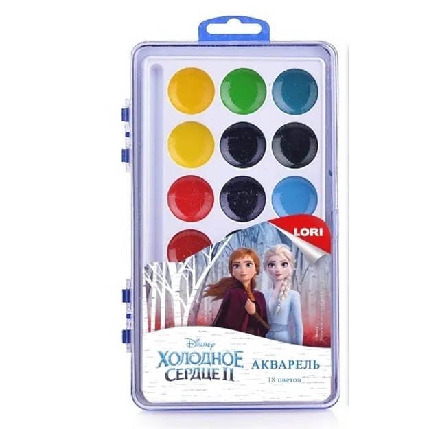 Akvarel Disney Muzyurak-2 18 rang, plastmassada