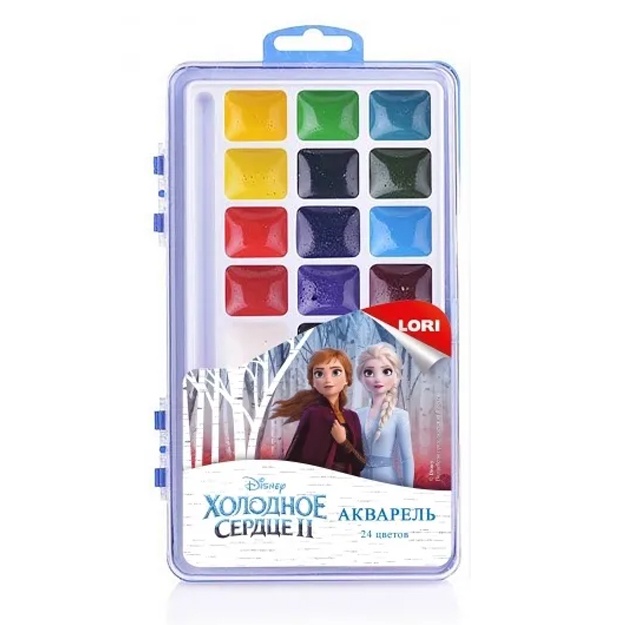 Akvarel Disney Muzyurak-2 24 rang, plastmassada