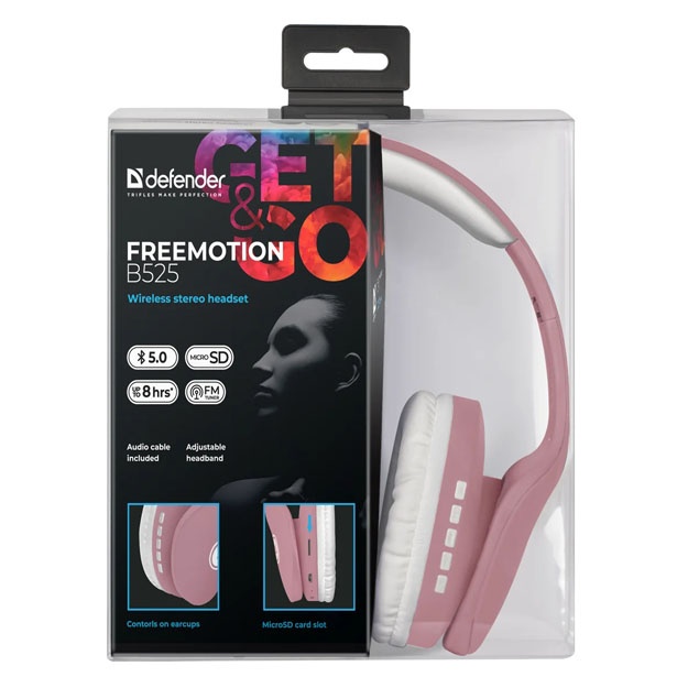 Simsiz eshitish vositasi Defender B525 Pushti-oq