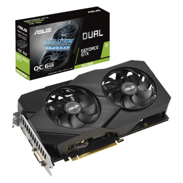 Видеокарта ASUS Dual GeForce® GTX 1660 SUPER™ OC Edition 6GB GDDR6 EVO