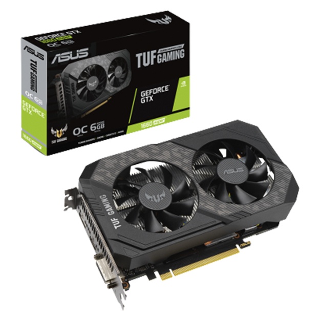 Videokarta ASUS TUF Gaming GeForce® GTX 1660 SUPER™ OC Edition 6GB GDDR6