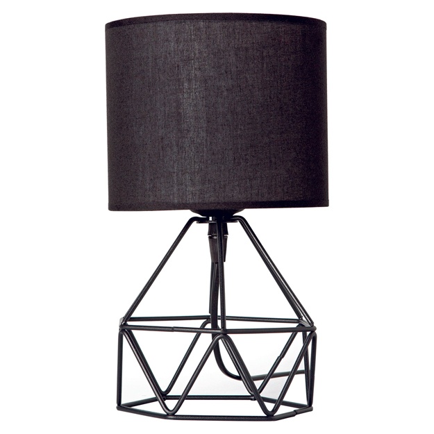 Dumaloq metall chiroq Nisaluce Nisa Luce qora NSLC0105