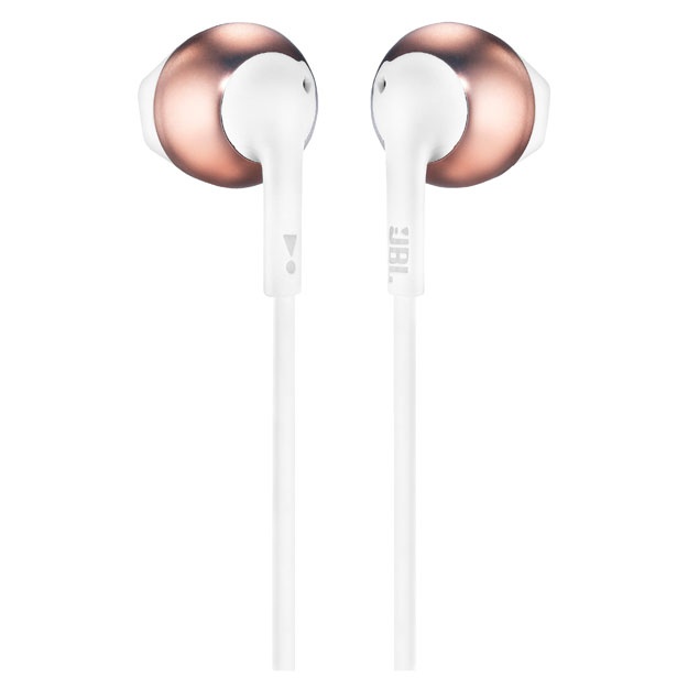 Naushniklar JBL T205 Pushti oltin