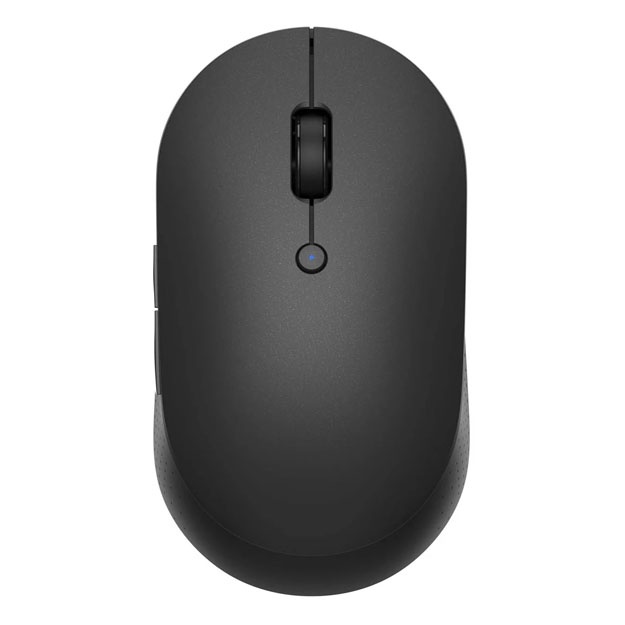Simsiz ixcham sichqoncham Xiaomi Mi Dual Mode Wireless Mouse Silent Edition Qora