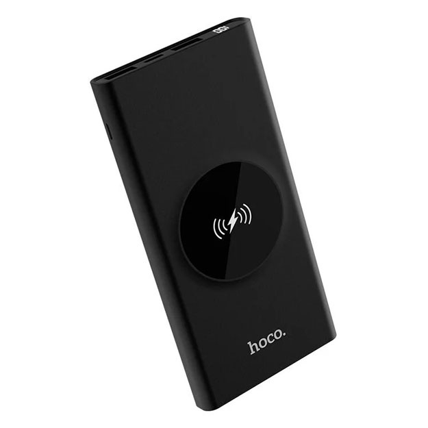 Portativ akkumulyator Hoco J37 Wisdom 10000 mAh Qora