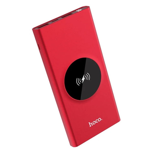 Portativ akkumulyator Hoco J37 Wisdom 10000 mAh Qizil