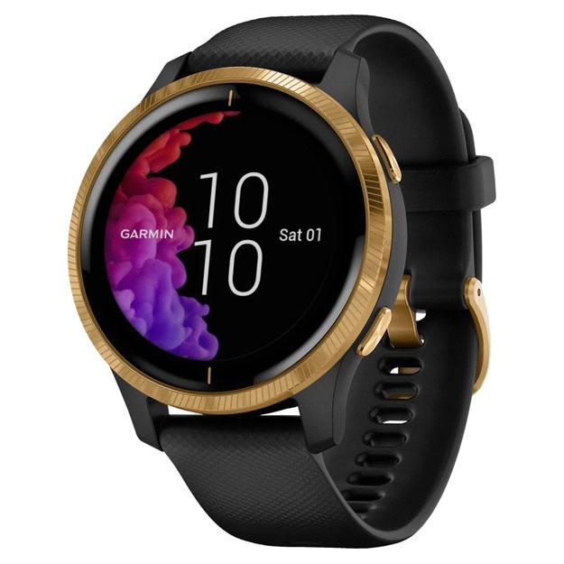 Aqlli soat Garmin Venu Oltin rang / Qora