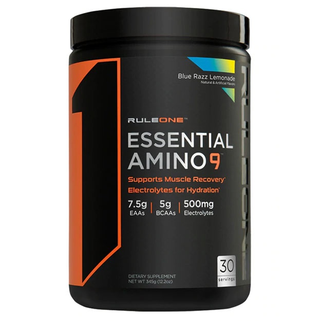 Aminokislotalar Rule One Essential Amino 9 Blue Razz Lemonade