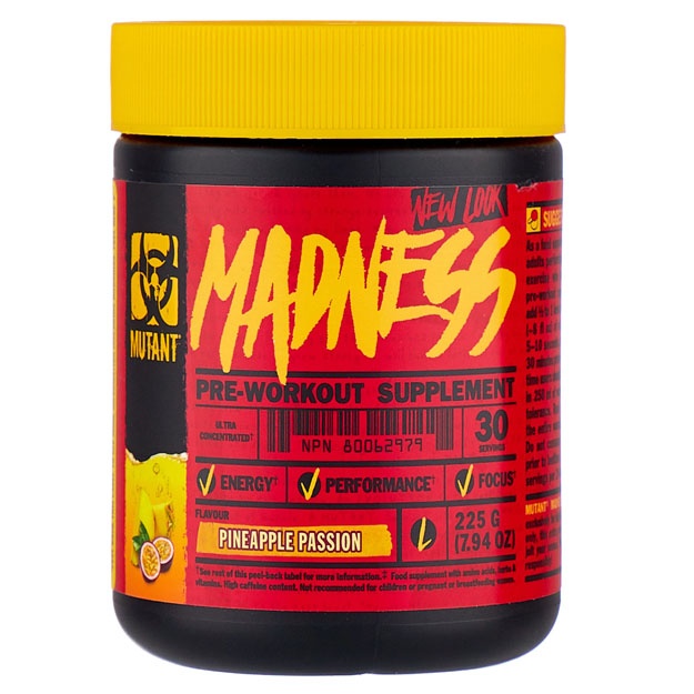 Предтренировочный комплекс Mutant Madness (225 г) Pineapple Passion