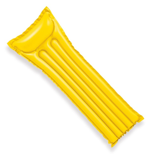 Suzish uchun shishiriladigan matras Intex 59703 sariq