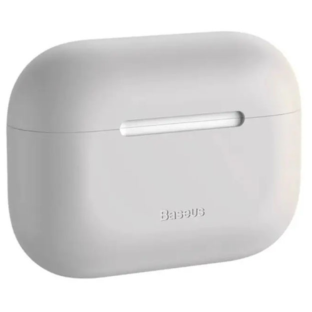 Chehol Baseus Silica Gel uchun Apple AirPods Pro Oq rang