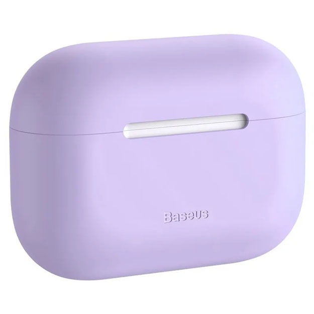 Chehol Baseus Silica Gel uchun Apple AirPods Pro Binafsha rang