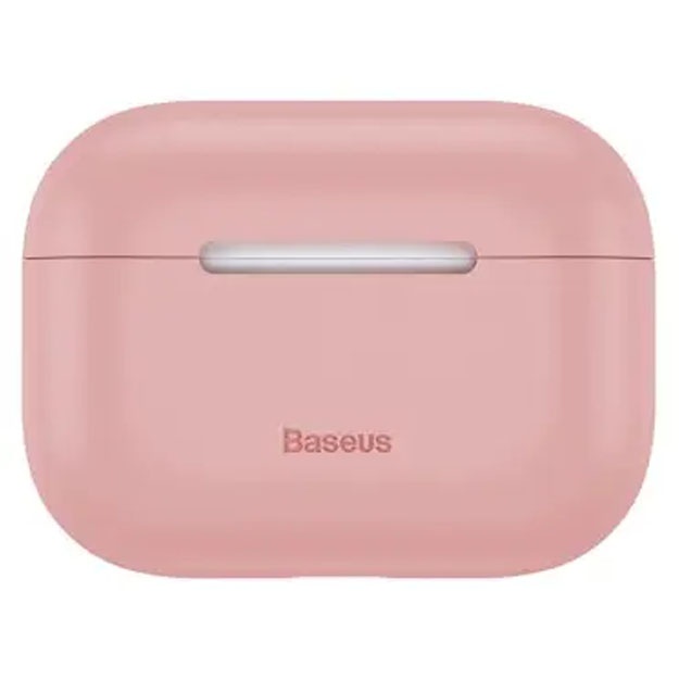 Chehol Baseus Silica Gel uchun Apple AirPods Pro Pushti rang