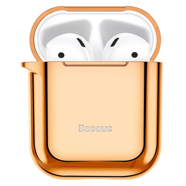 Chehol Baseus Shining Hook Case uchun Apple AirPods 1/2 Tilla rang