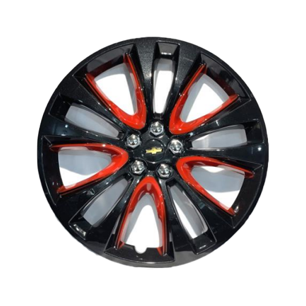 Калпак для автомобиля Trecker Kombo Red R15 (4шт)