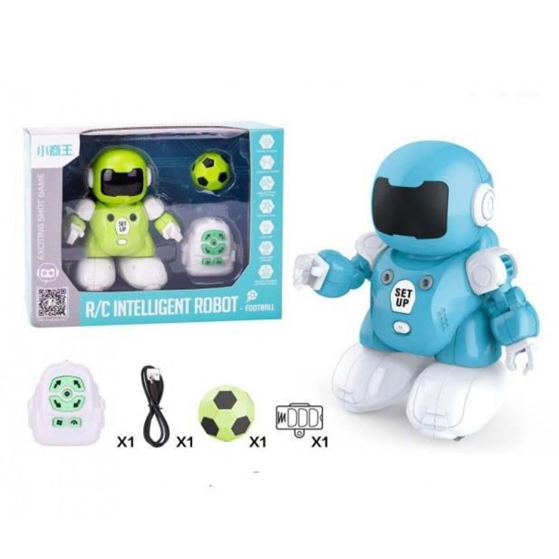 Masofadan boshqariladigan futbolchi robotlar