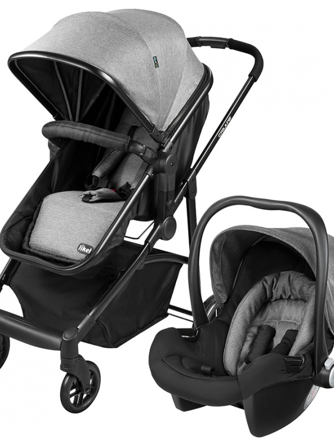 Chaqaloq aravachasi Jikel Baby Cruise Travel System with car seat