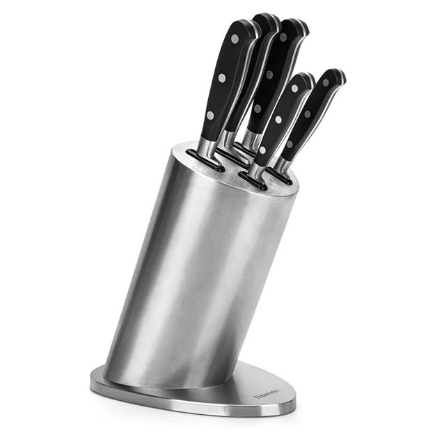 Metall stenddagi pichoqlar to‘plami Fissman Leif 5 pr. 2693