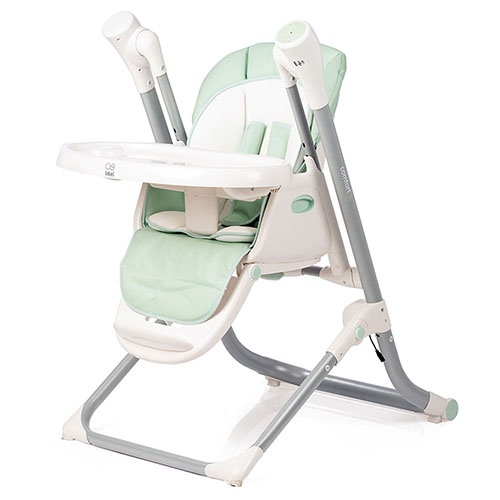 Ovqatlanish kursisi Jikel Comfort 3 Highchair & Swing yashil