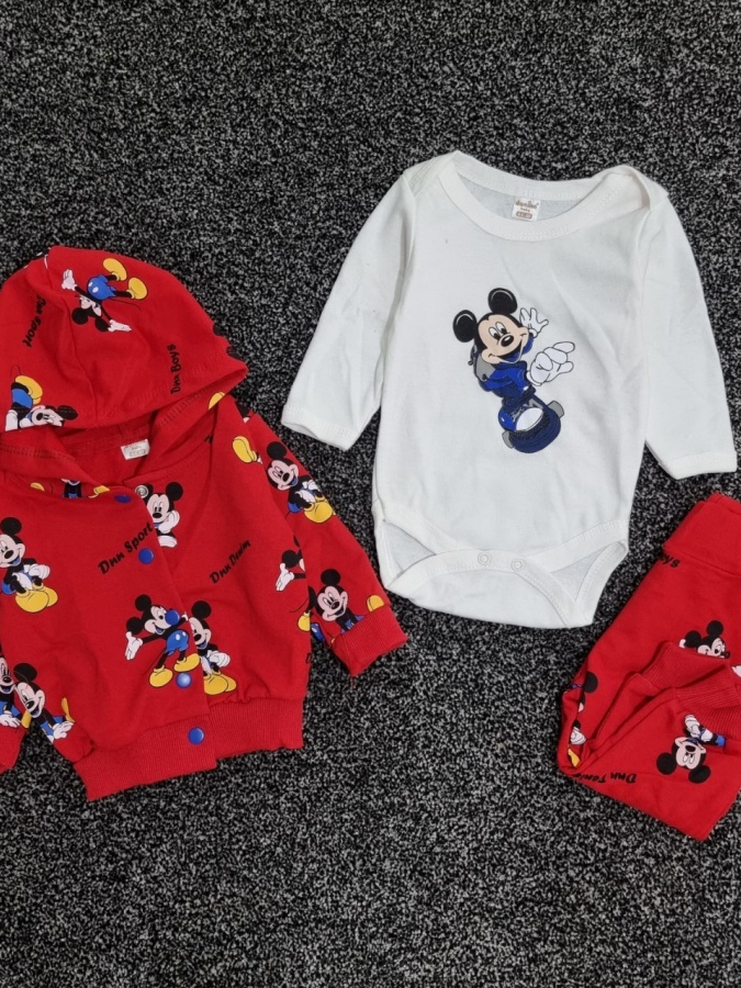 Bolalar uchun komplekt Miscey Mouse 15942-15945 12-18 oy qizil