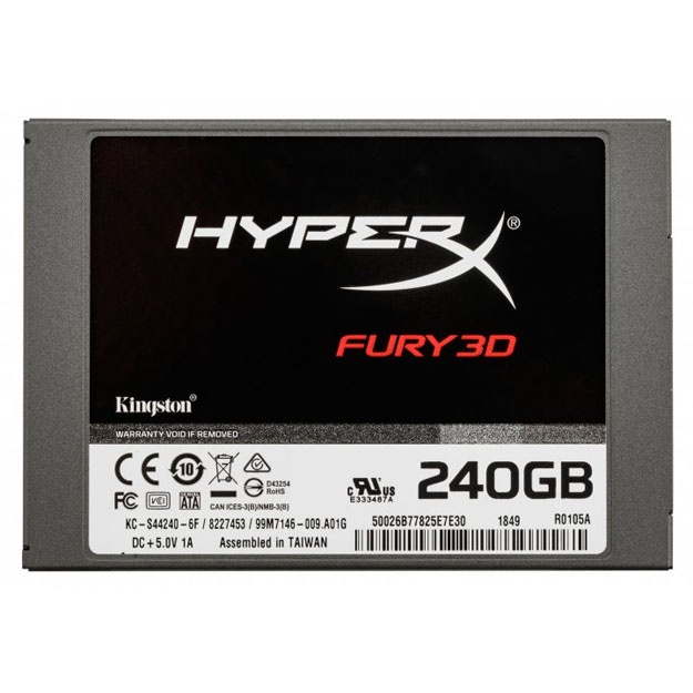 Kingston SSD HyperX Fury 3D 240GB 2.5 (KC-S44240-6F)