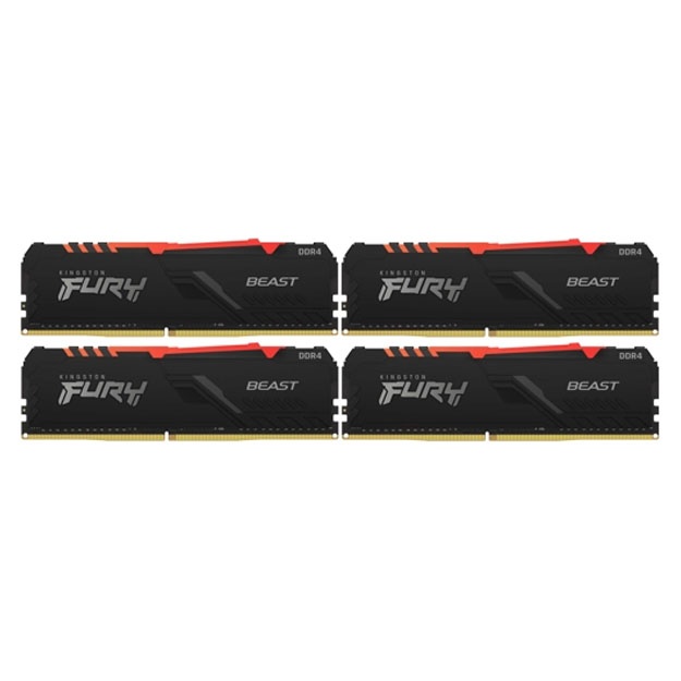 Operativ xotira Kingston FURY Beast RGB KF436C18BBAK4/64
