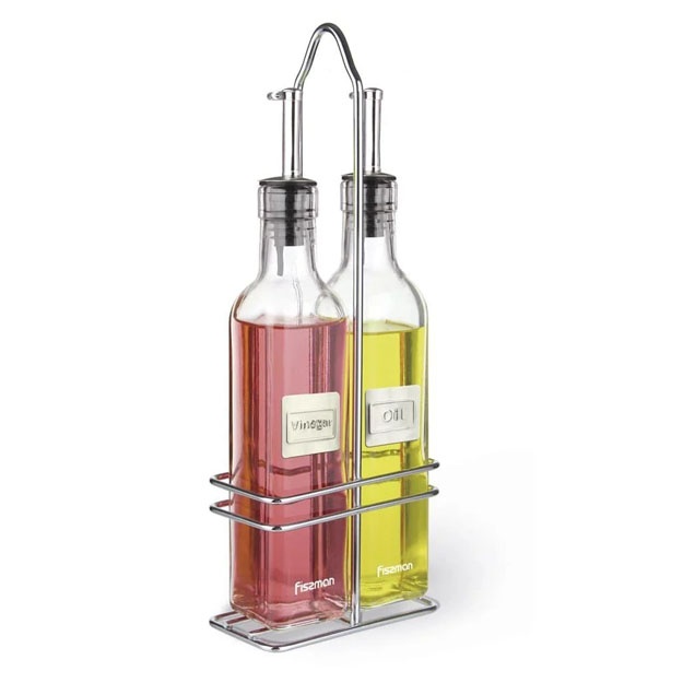 Yog‘ va sirka uchun idishlar to‘plami Fissman 2x250ml 6518