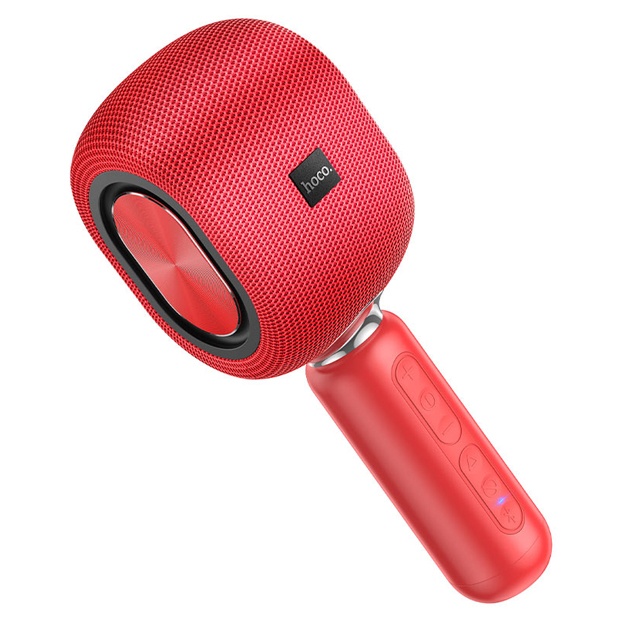 Simsiz karaoke mikrofon Hoco BK8 Qizil