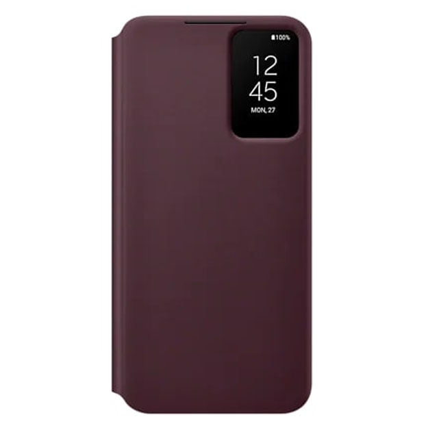 Чехол Samsung Smart Clear View Cover S22+ Бургунди