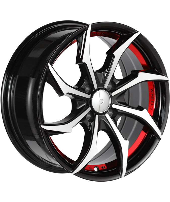 Diska Formulaplus R15, 58066 Black Machin Redline, 4*100, 4sht