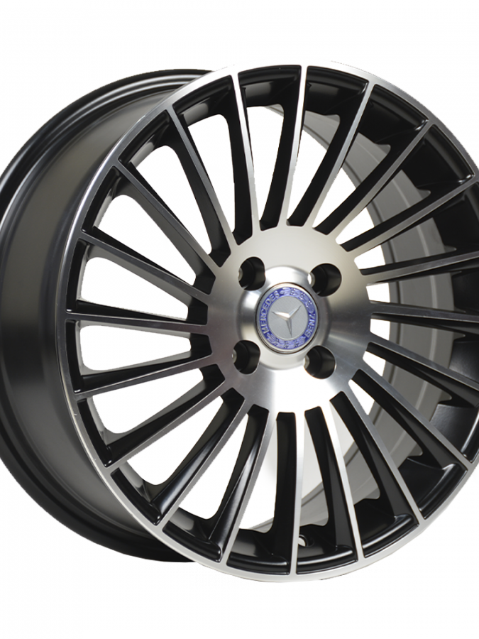 Diska Formulaplus R17, 1110 Matt Black Machin, 4*100, 4sht