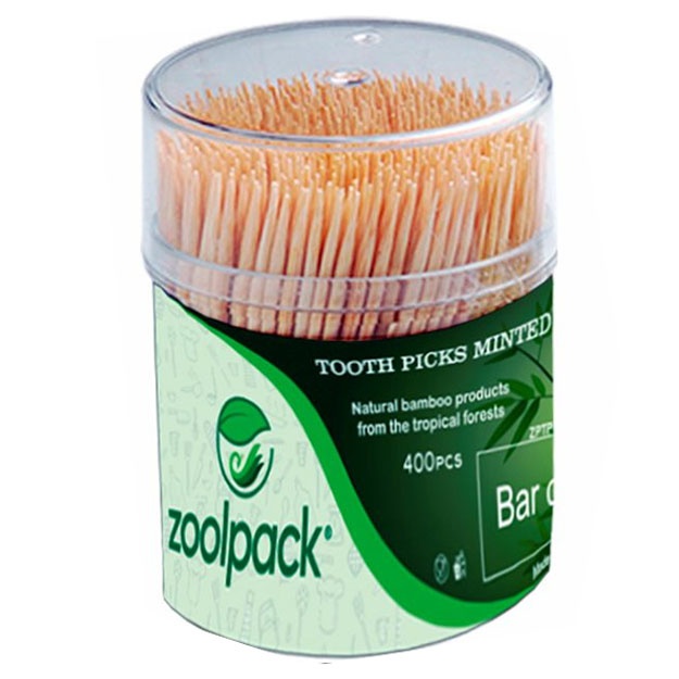 Бамбуковые зубочистки Zoolpack 400 шт